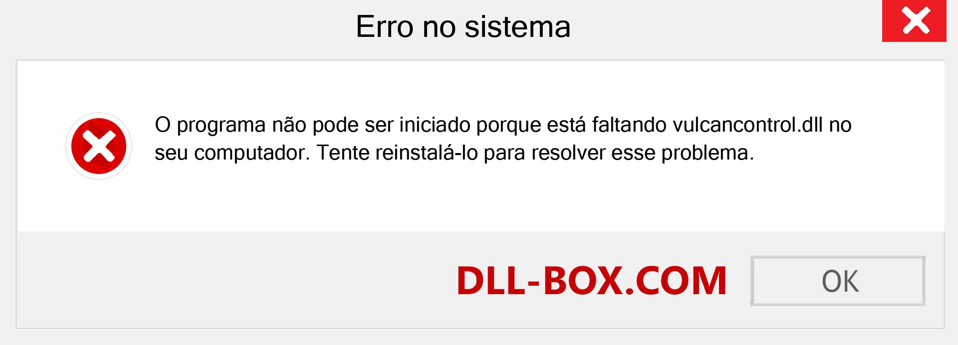 Arquivo vulcancontrol.dll ausente ?. Download para Windows 7, 8, 10 - Correção de erro ausente vulcancontrol dll no Windows, fotos, imagens